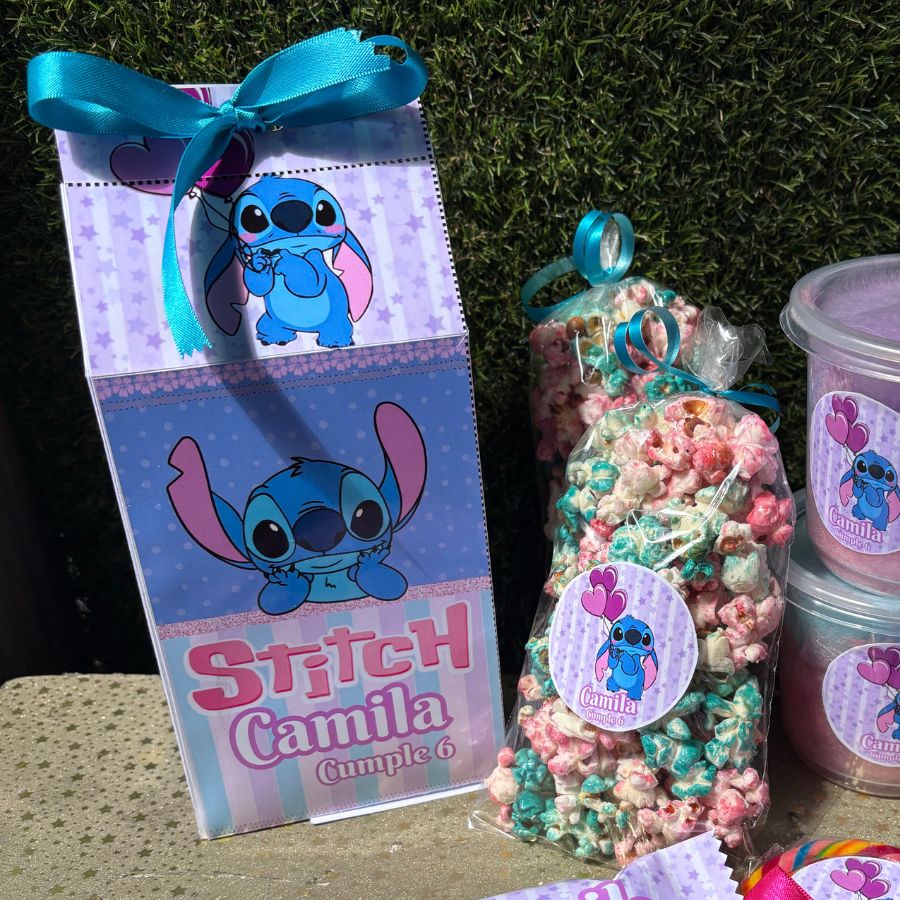 Plantilla caja dulcera tipo leche editable en Canva personalizada